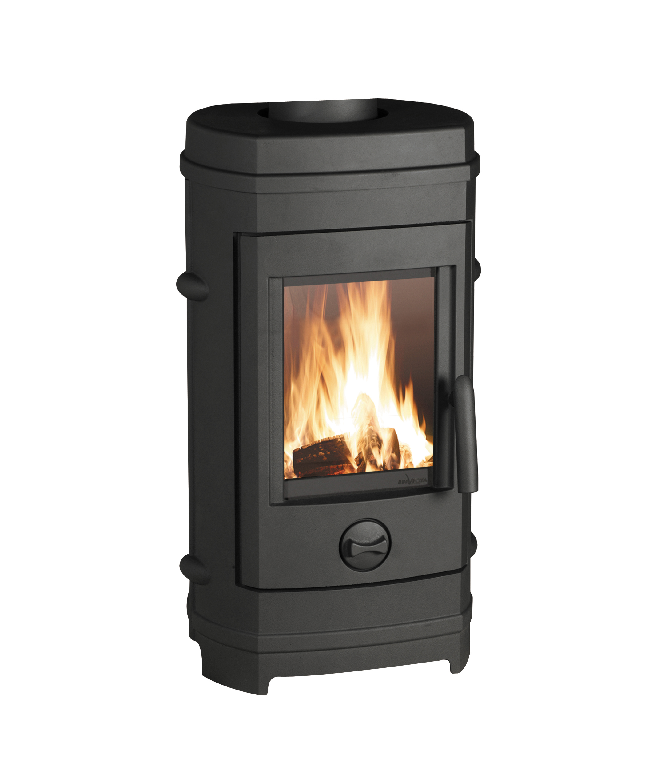 Grille Ronde En Fonte Pour Cheminée - 12 Cm, Noir, Pour Poêle à Bois Ou Feu Ouvert, Améliore La Combustion